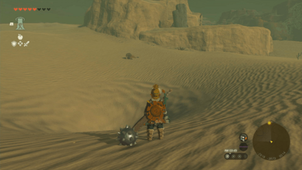 南ゲルドの洞窟の入り口画像