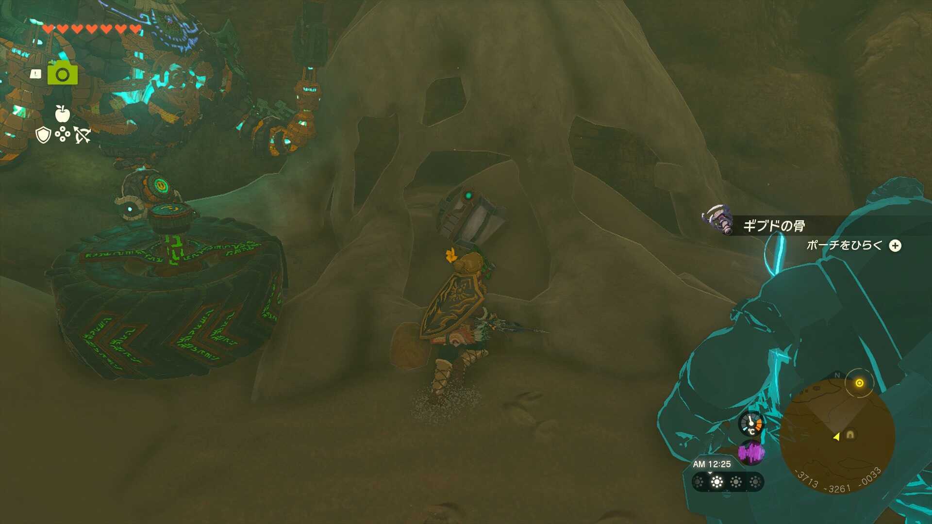 中央ゲルドの洞窟の宝箱