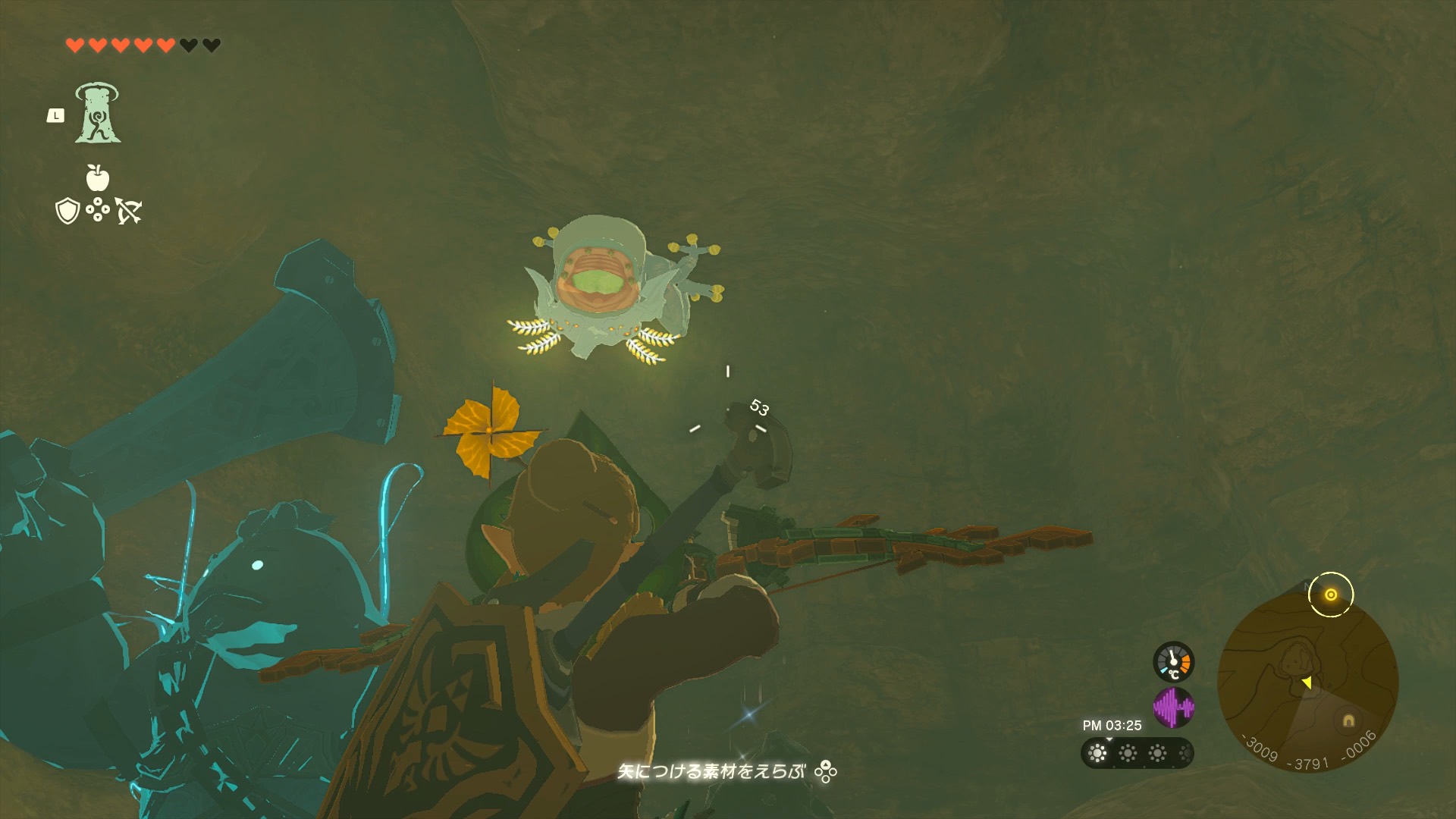 南ゲルドの洞窟のマップ