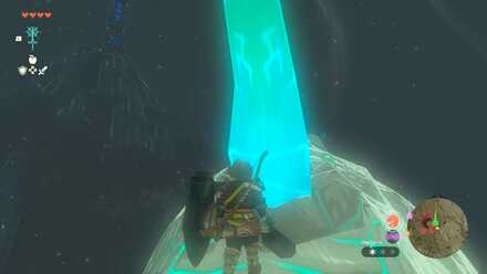 素材がとれる時は光っている