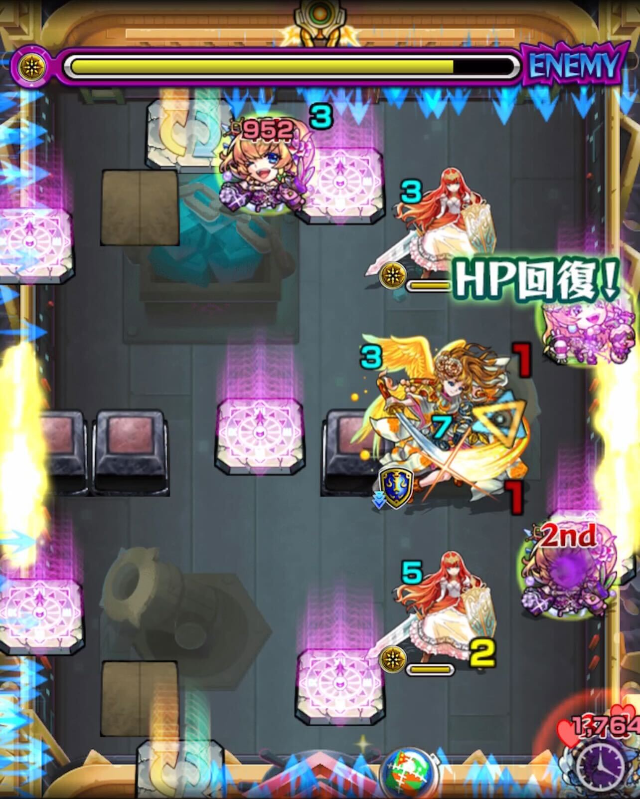 サーラサのステージ3クロスドクロ処理後