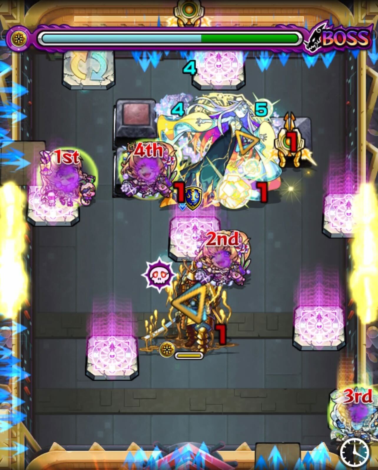 サーラサのボス1クロスドクロ処理後