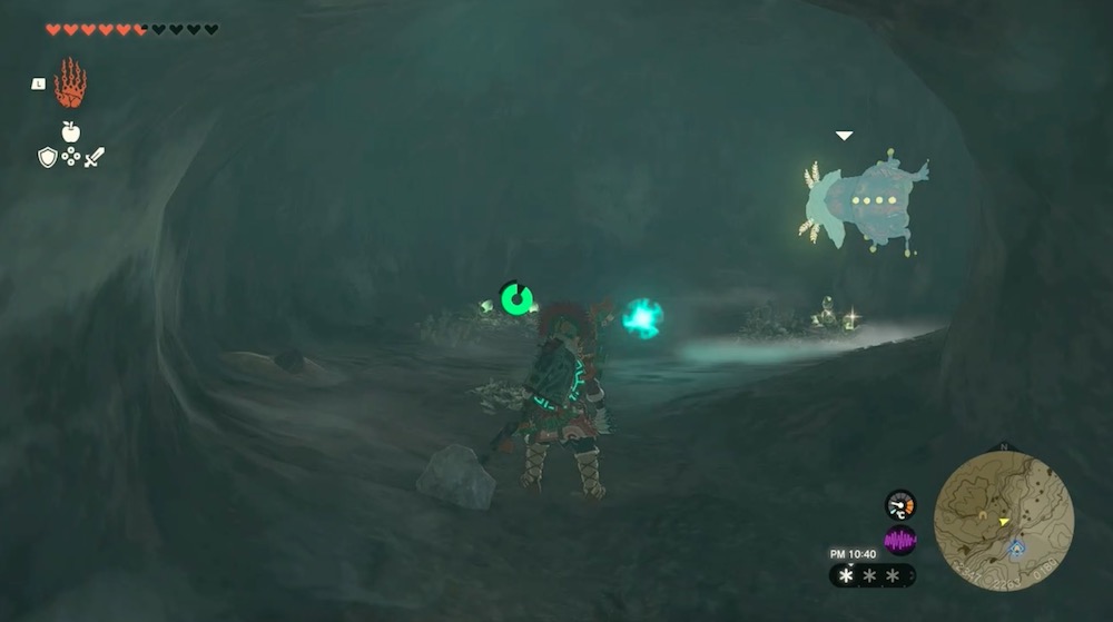 コクッピ雪原の洞窟のマップ