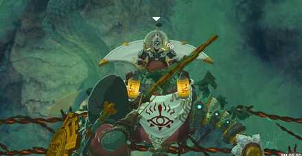 弓矢で落とす