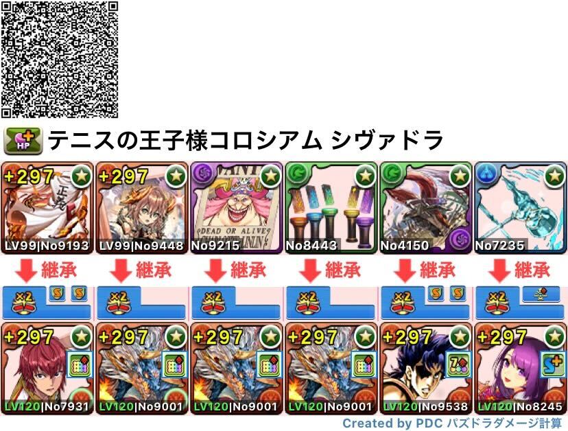 シヴァドラ編成(周回用)