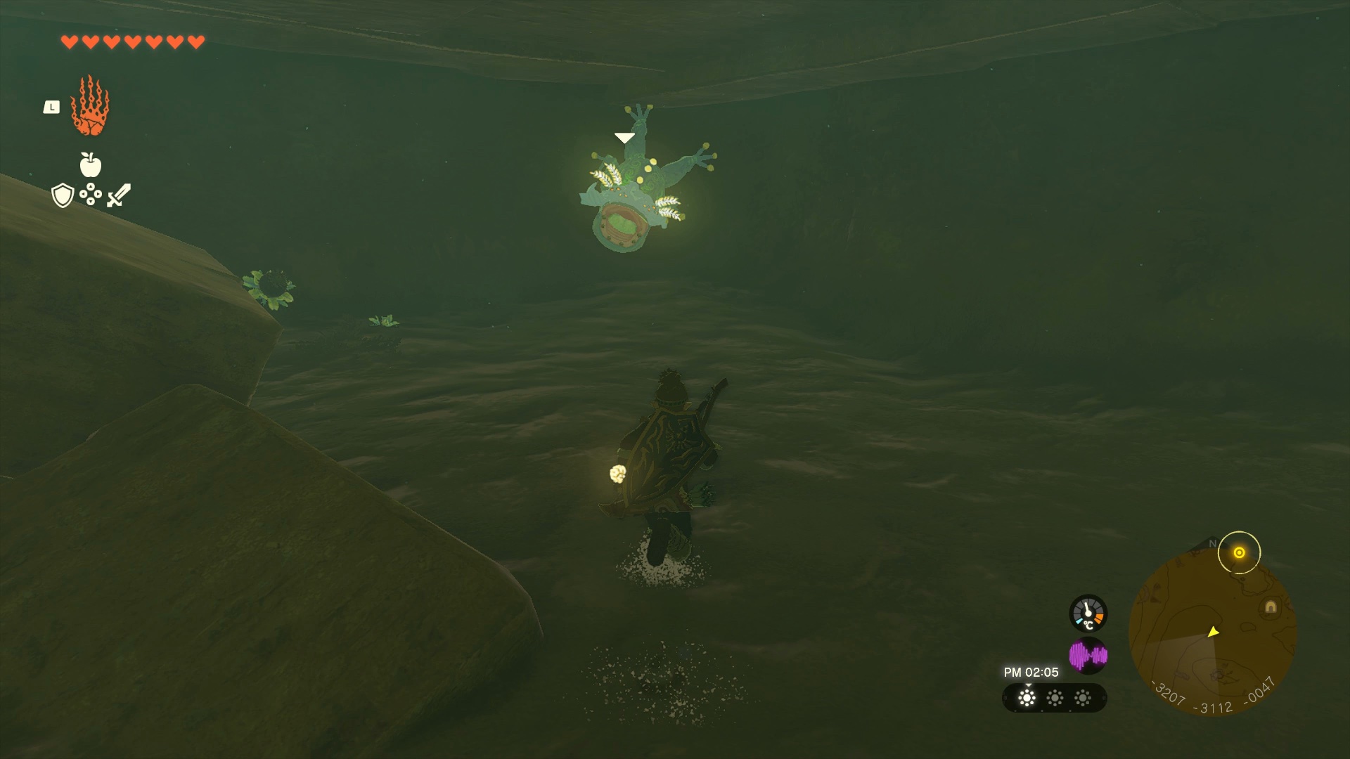 古の牢獄跡のマップ