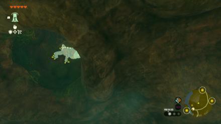 レボナ橋の洞窟のマップ