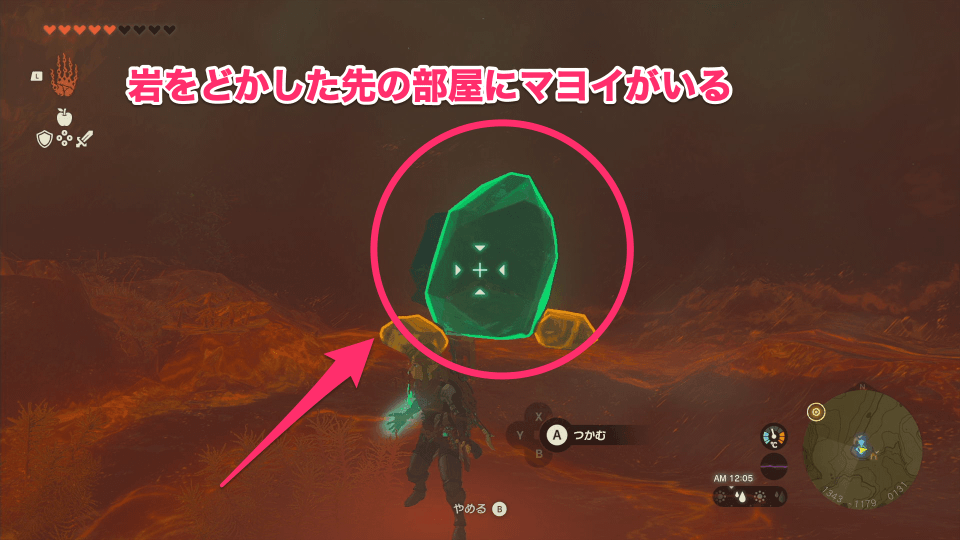 サハスーラ平原の洞窟のマップ