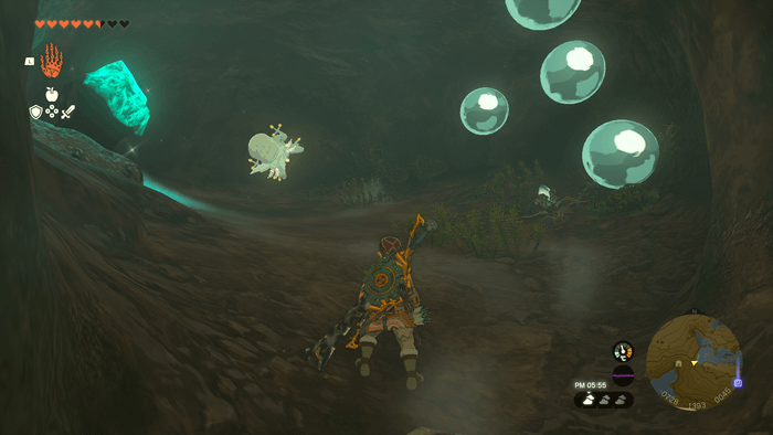 ラウル丘陵の洞窟のマップ