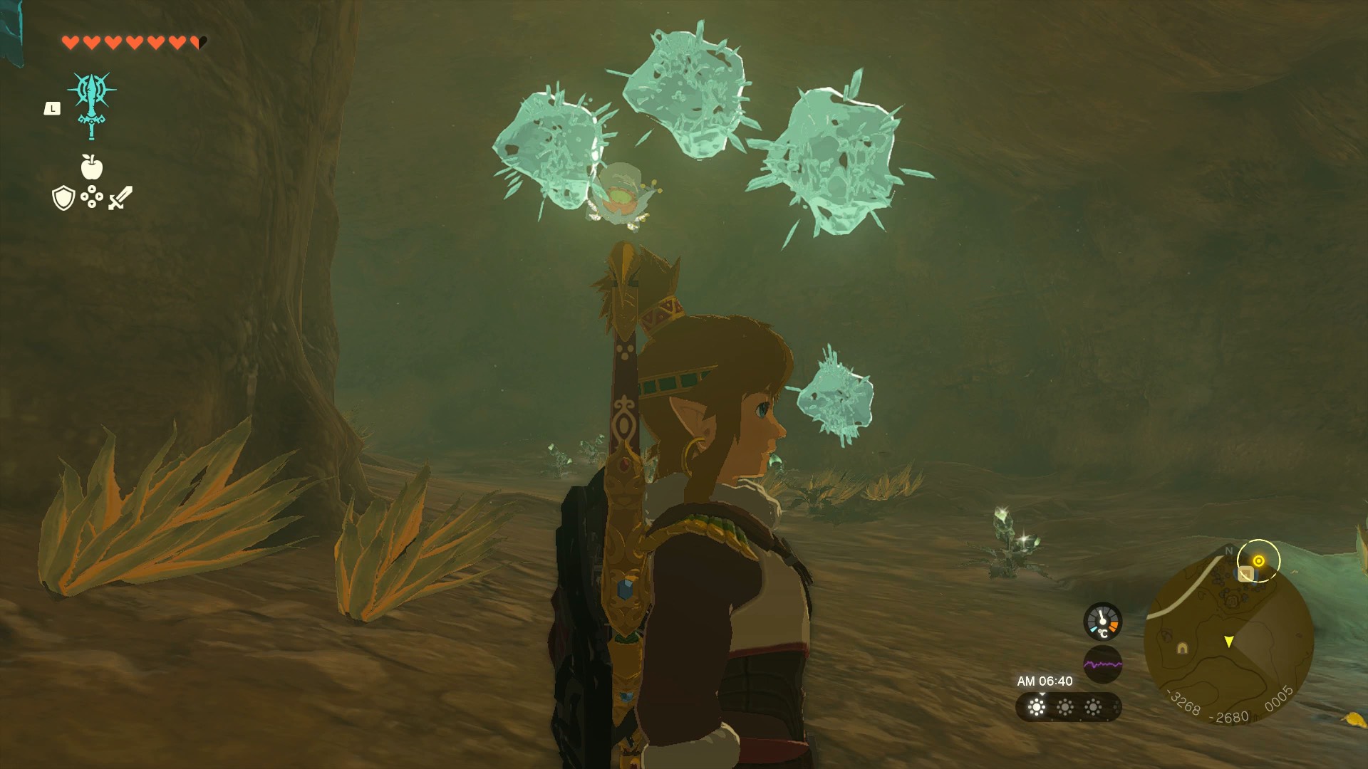 オアシスの水源のマップ