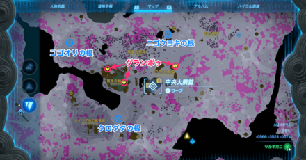 古代地下展望台　マップ