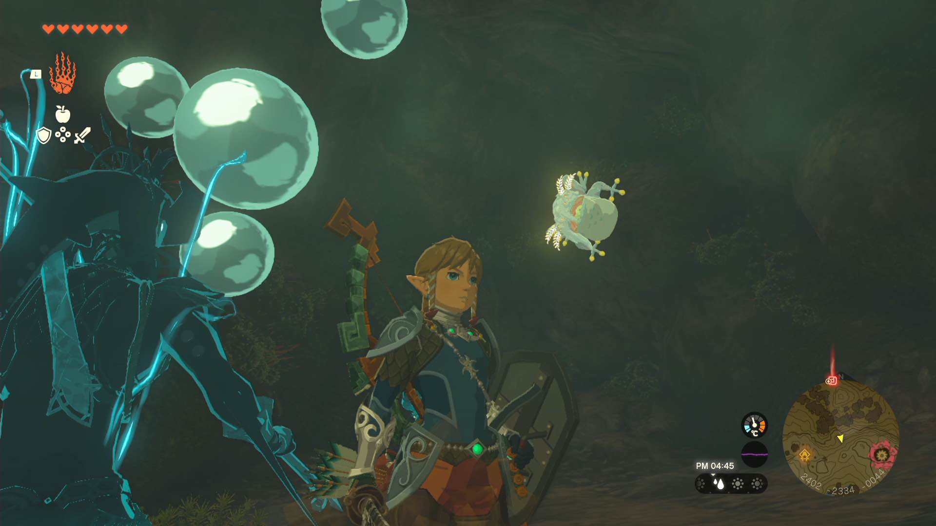 ラナ湖の洞窟のマップ