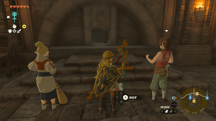 避難壕から地下通路