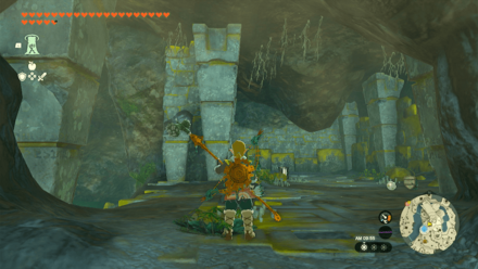 底抜け洞窟の入り口画像