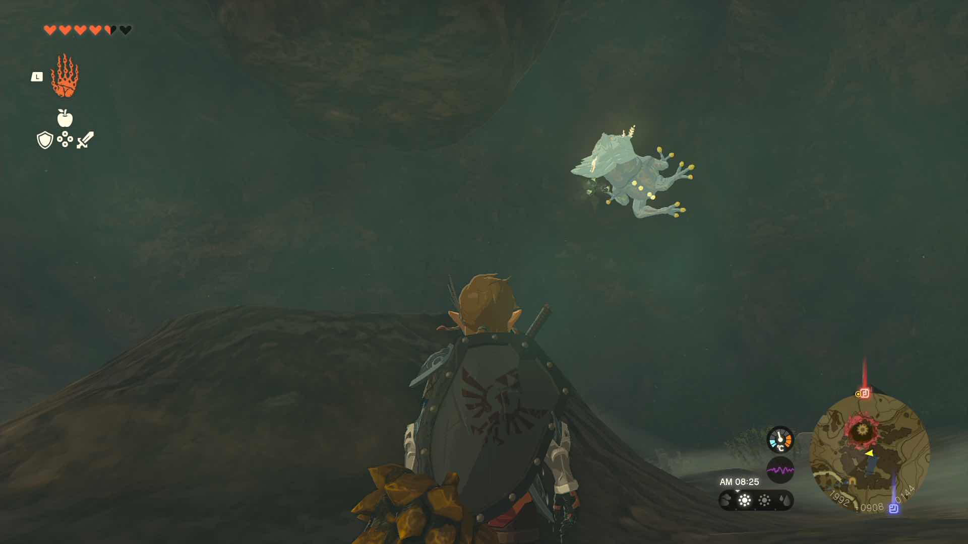 カカリコ村の洞窟のマップ