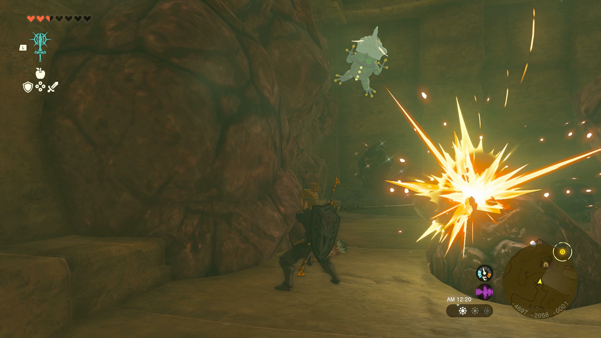 西ゲルド地下遺跡のマップ