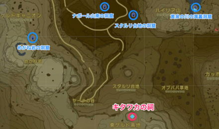 キタワカの祠周辺の祠