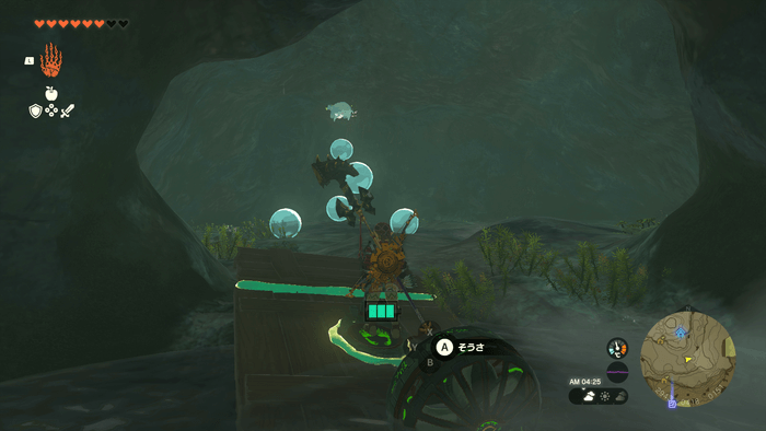 ラルス水脈のマップ