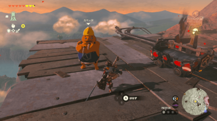 デスマウンテン・シツモイの祠の真上で挑戦できる