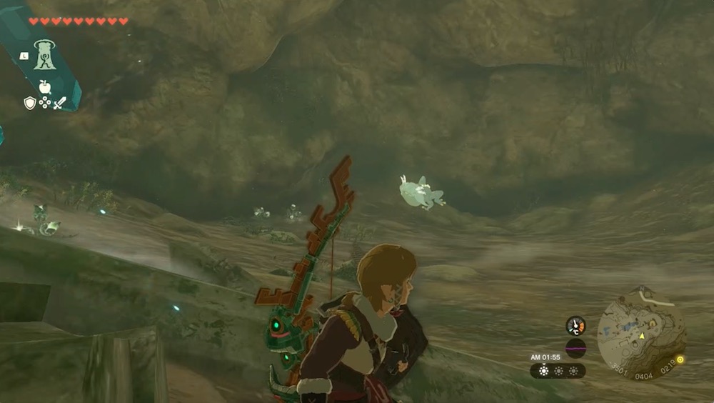 古代石柱群の洞窟のマップ