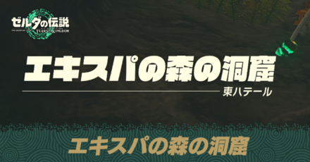 エキスパの森の洞窟