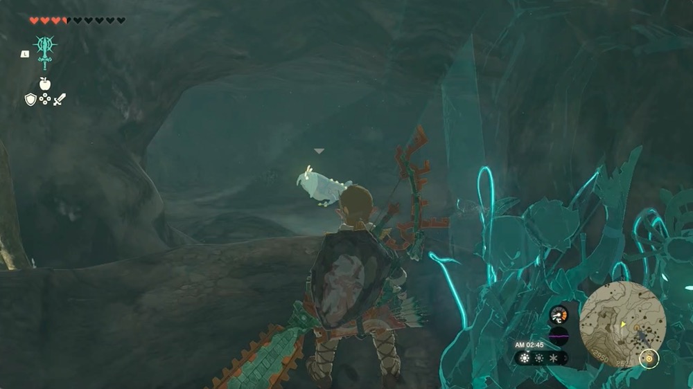 ヘブラ水源の洞窟のマップ