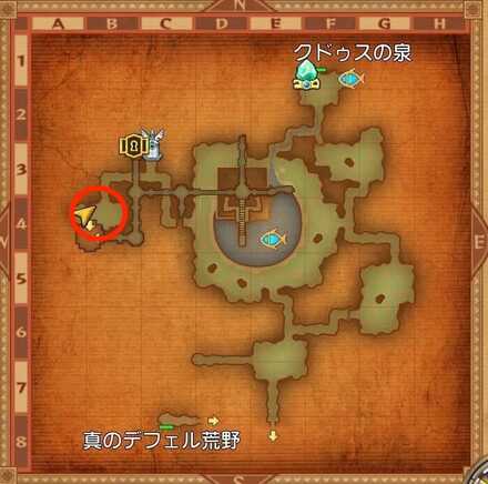 真のジャイラ密林のマップ