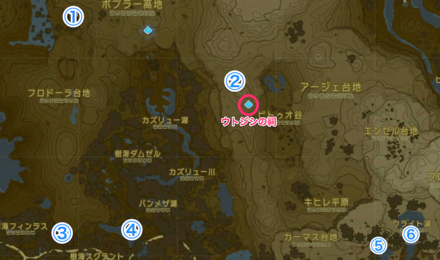 ウトジシの祠周辺洞窟