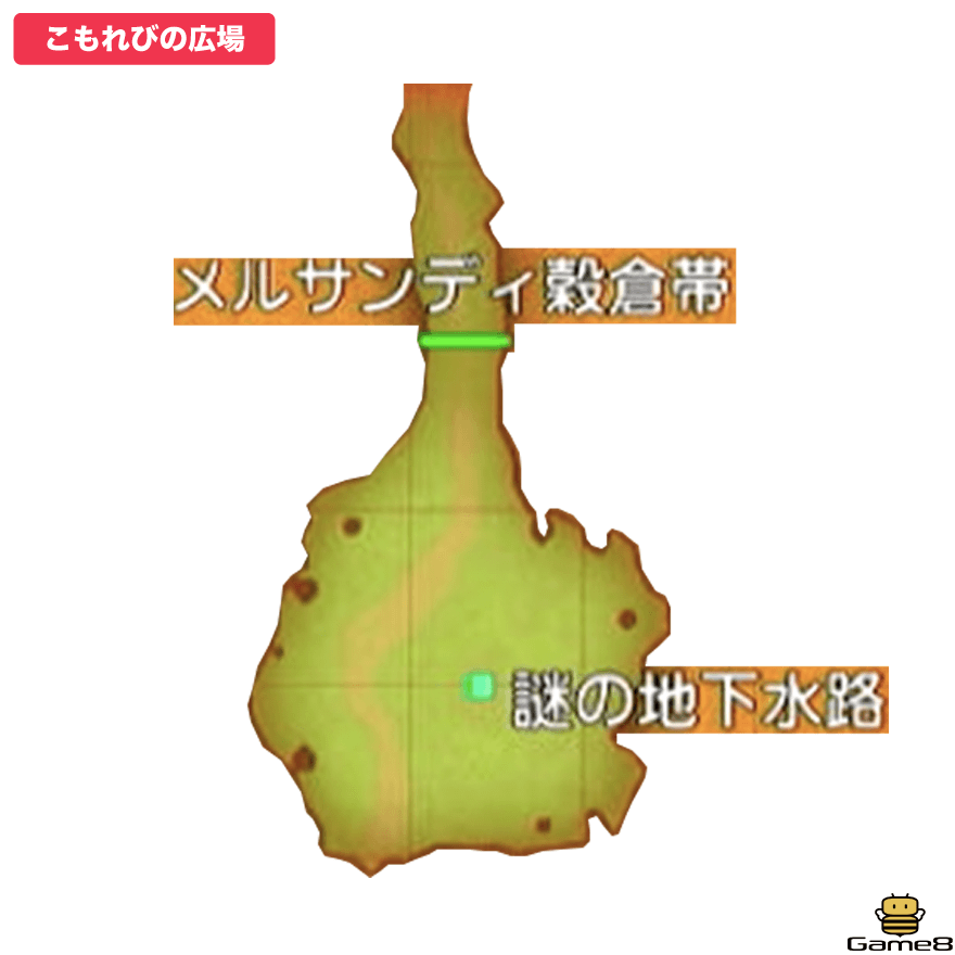 こもれびの広場全体マップ