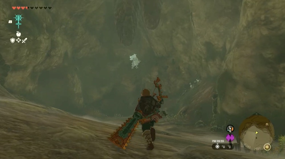 ククジャ谷東の洞窟のマップ