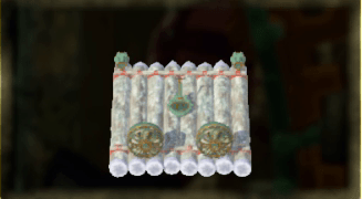 照明付きいかだ画像