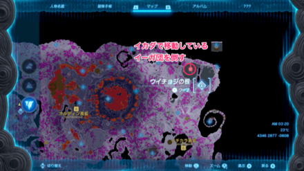 照明付きいかだの詳細マップ