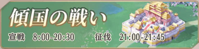 上位同盟同士による城の取り合い