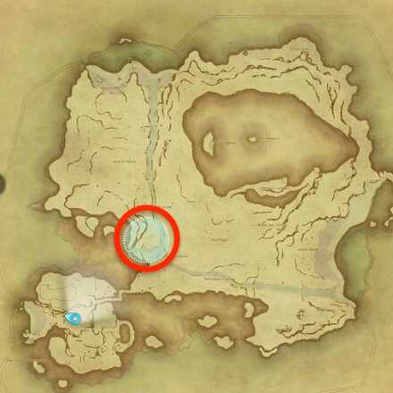 無人島の大理石の採集場所画像