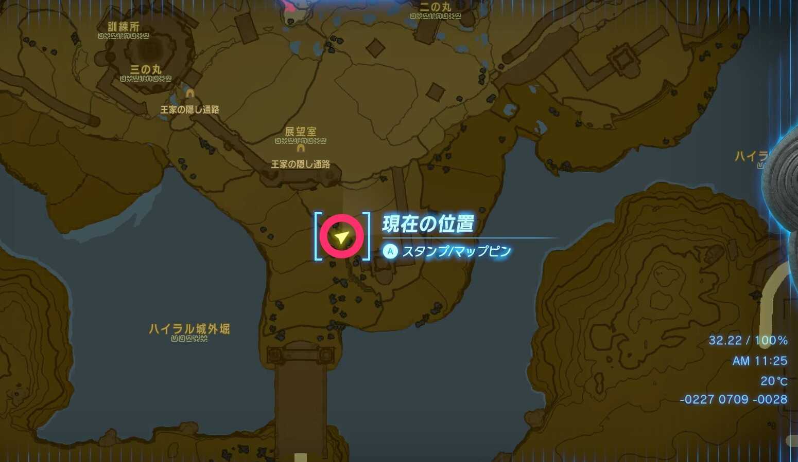 王家の隠し通路マヨイマップ