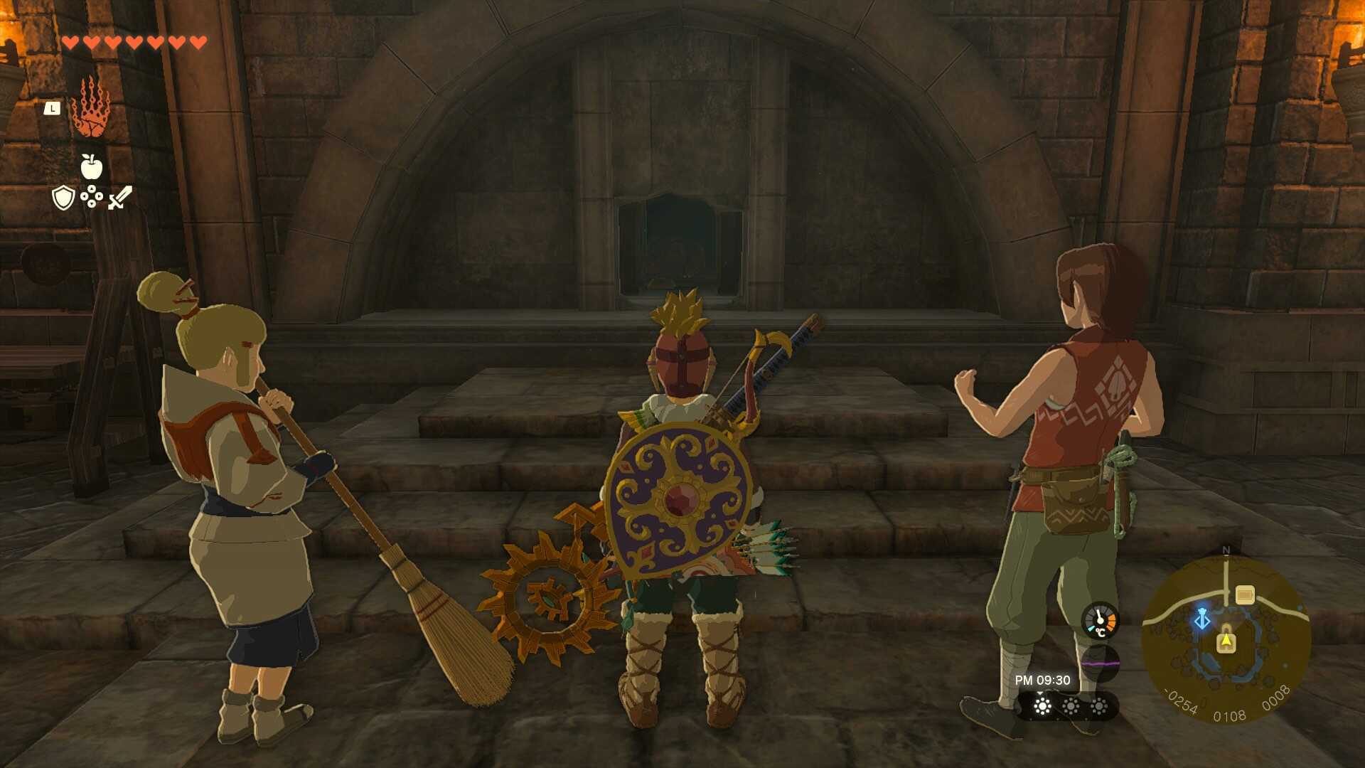 王家の隠し通路の入り口画像