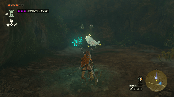 エウンポ高地の洞窟のマップ