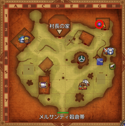 デニーの帽子の受注場所マップ