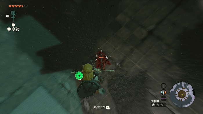 ライネルへヘッドショット