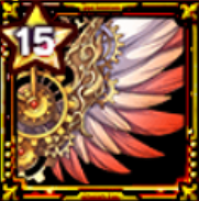 刻の羽飾り画像