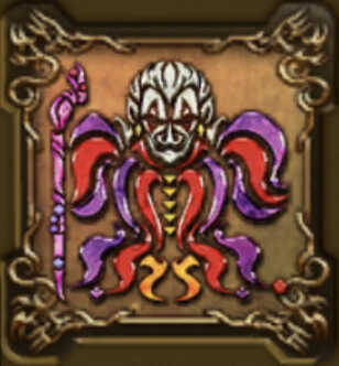 魔性の道化師の紋章・頭