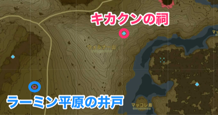 キカクンの祠周辺の井戸