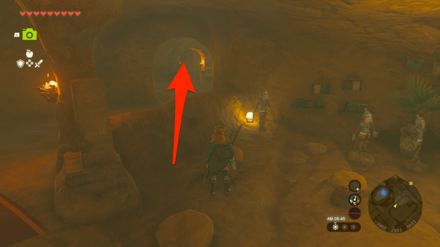 恋愛教室から北東の通路へ進む