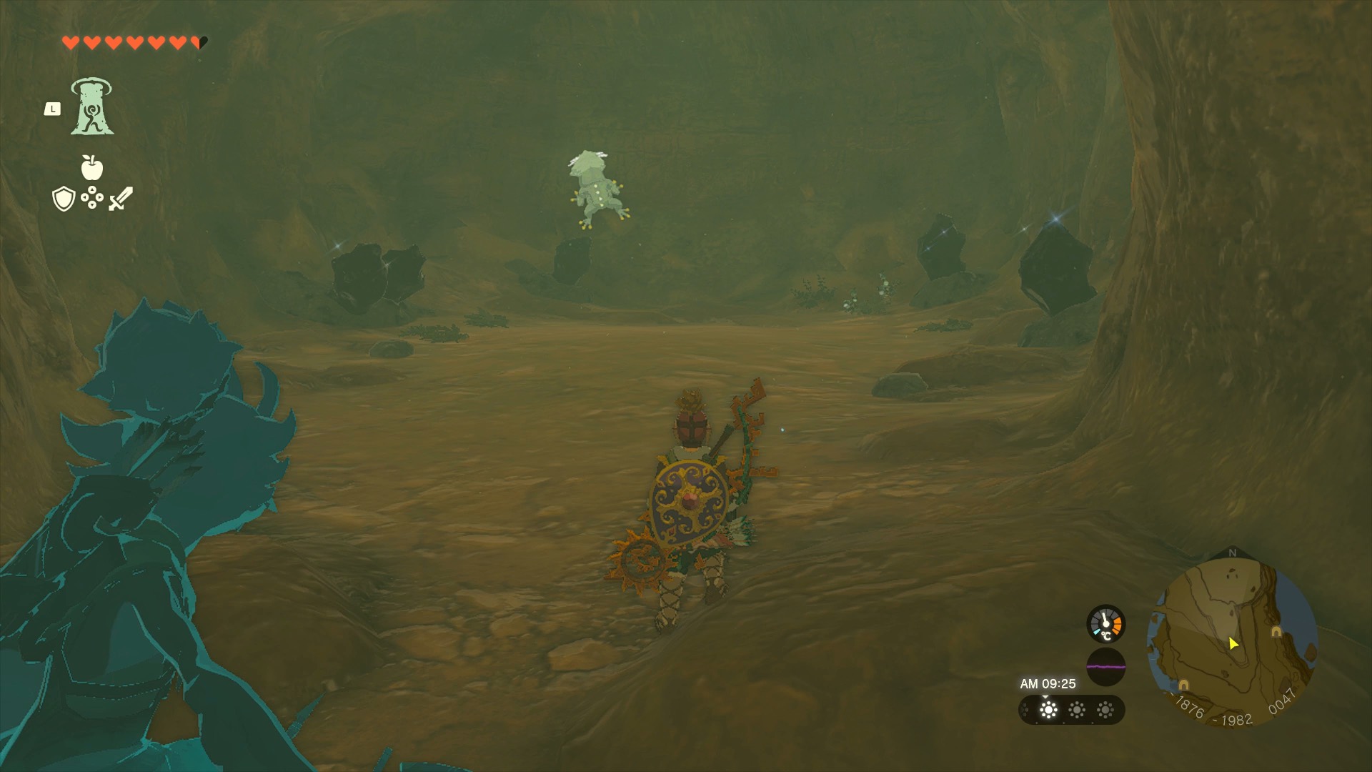 ナボール山の洞窟のマップ