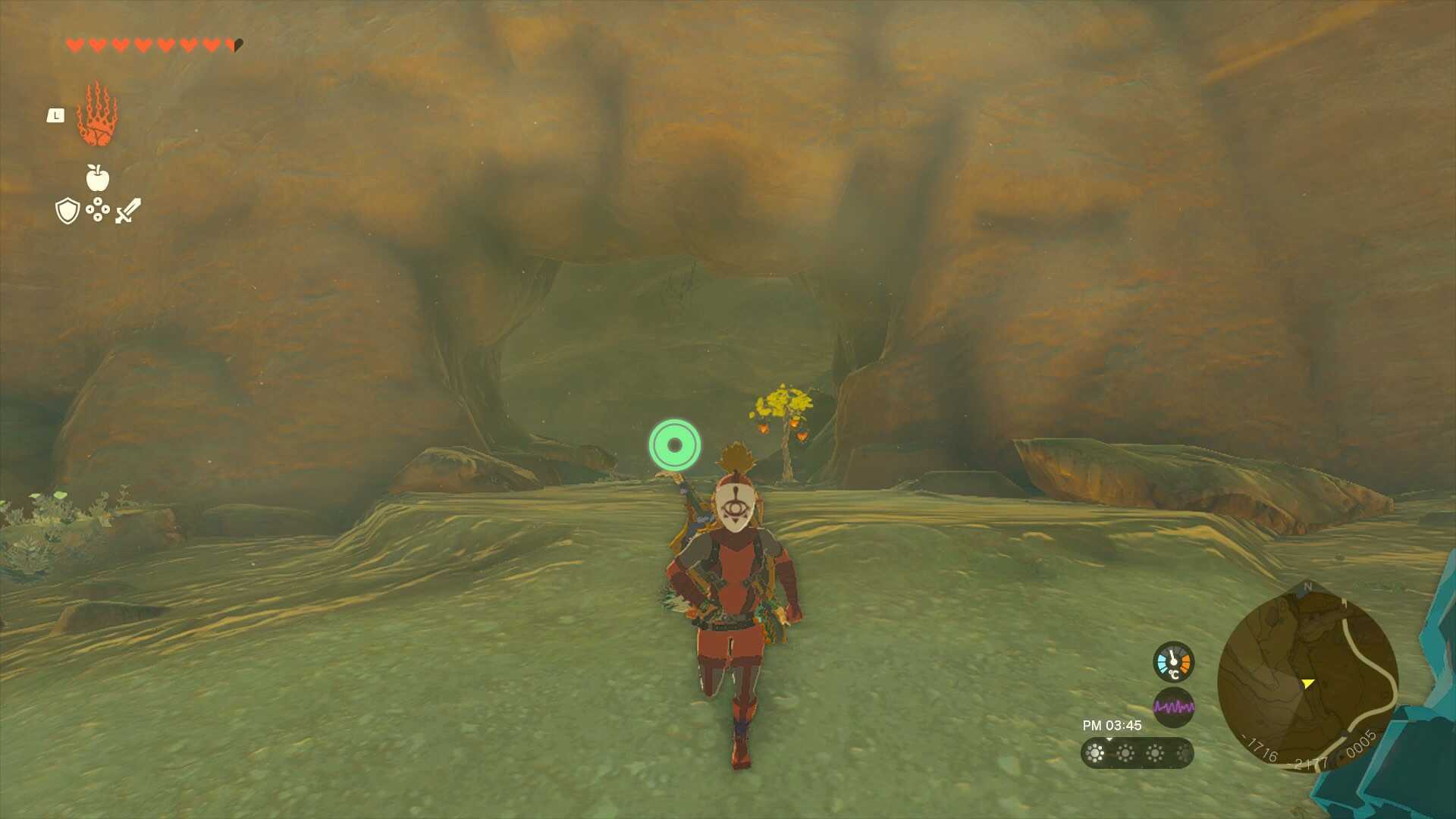 ナボール山南の洞窟