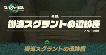 樹海スグラントの遺跡窟