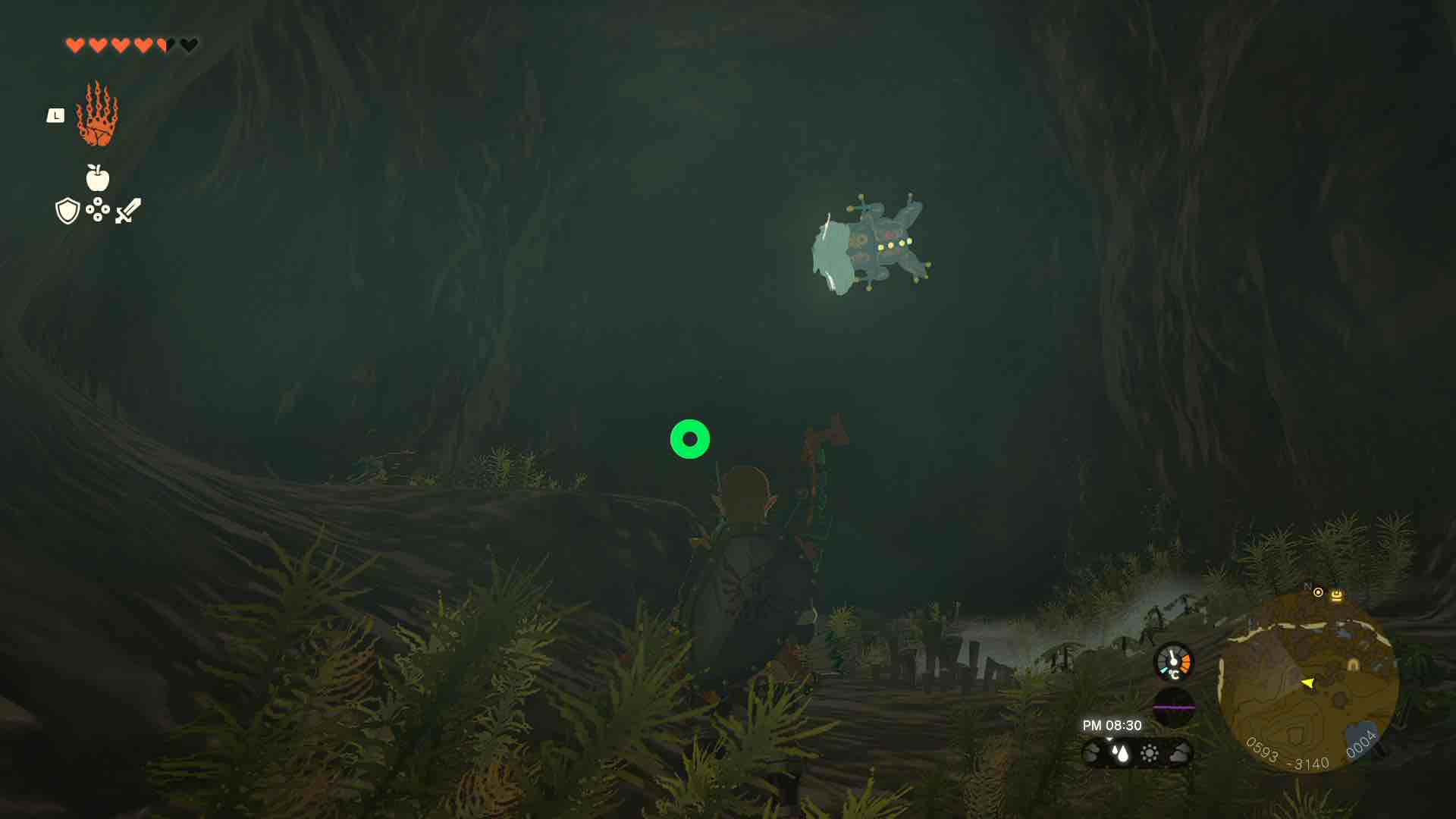 樹海スグラントの遺跡窟のマップ