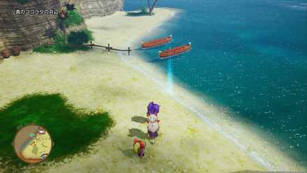 ココラタの浜辺