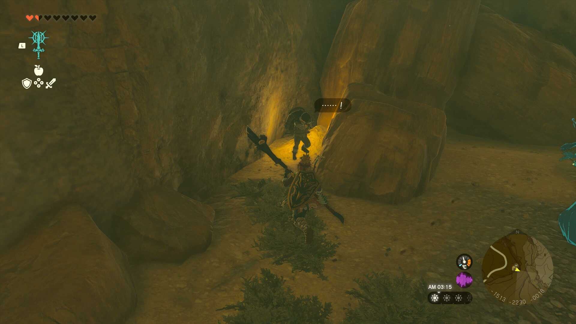 スタルリ台地の洞窟