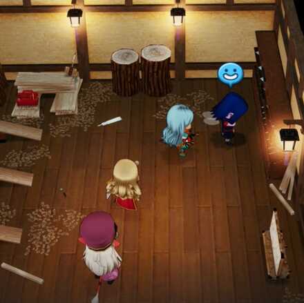 木工ギルドのハヤトの場所